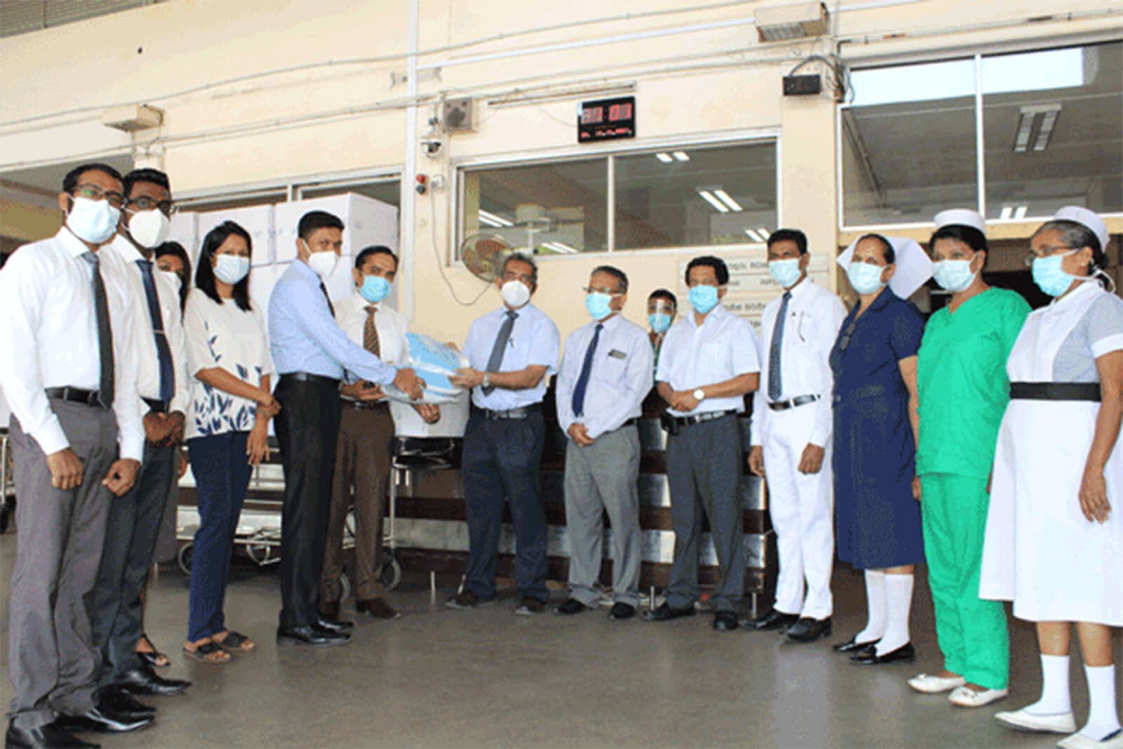 National Hospital of Sri Lanka PPE set donation