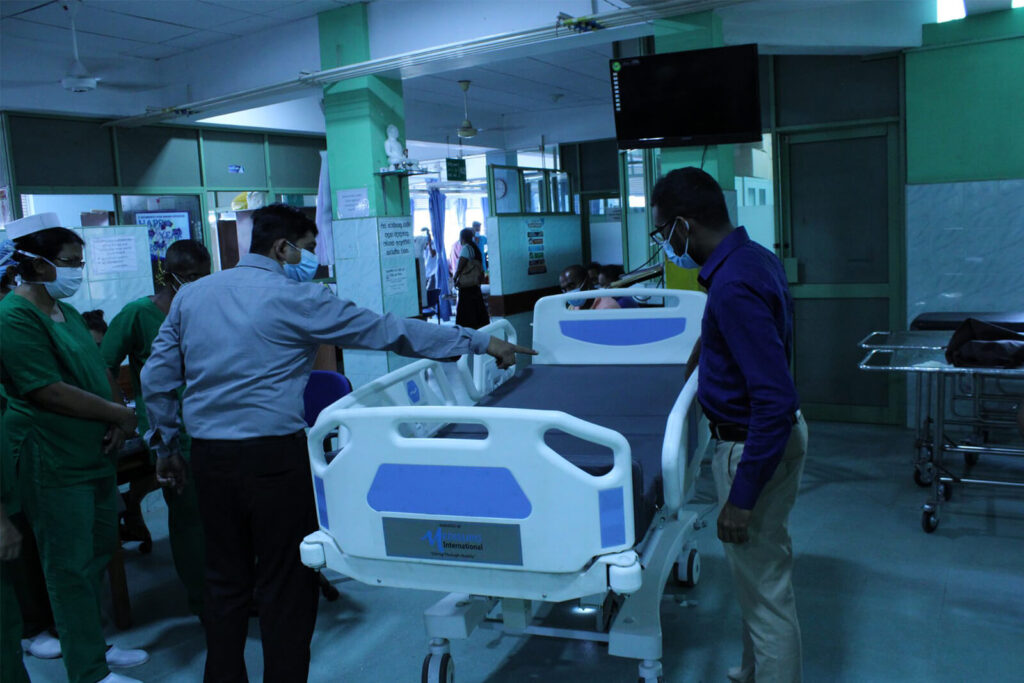 ICU bed donation Kurunegala Teaching Hospital 1