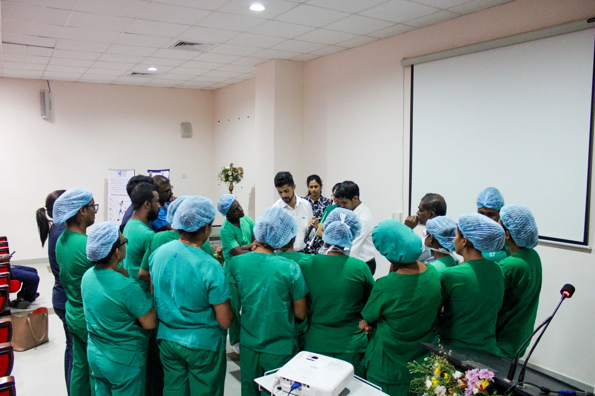 DGH Hambanthota OT staffTraining – instruments Nailing