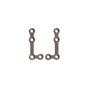 L Shape With Gap 90°, Pure Titanium